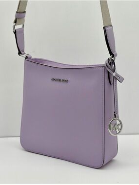 Michael Kors Lavender Saffiano Crossbody Messenger Bag